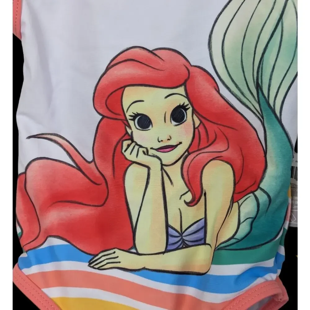 New Disney The Little Mermaid One Piece Swimsuit Size 2